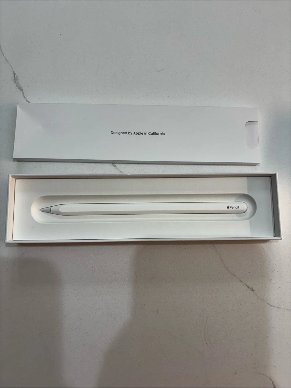 Apple Pencil (2nd Gen) White Stylus with Lightning Cap